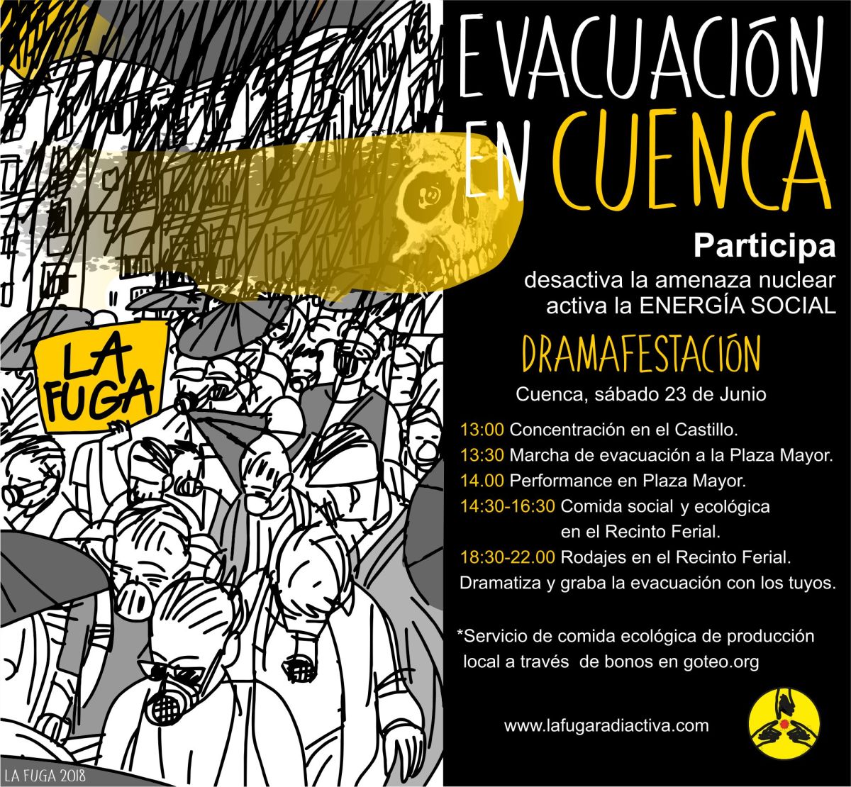Dramática Evacuación en Cuenca por La Fuga Radiactiva